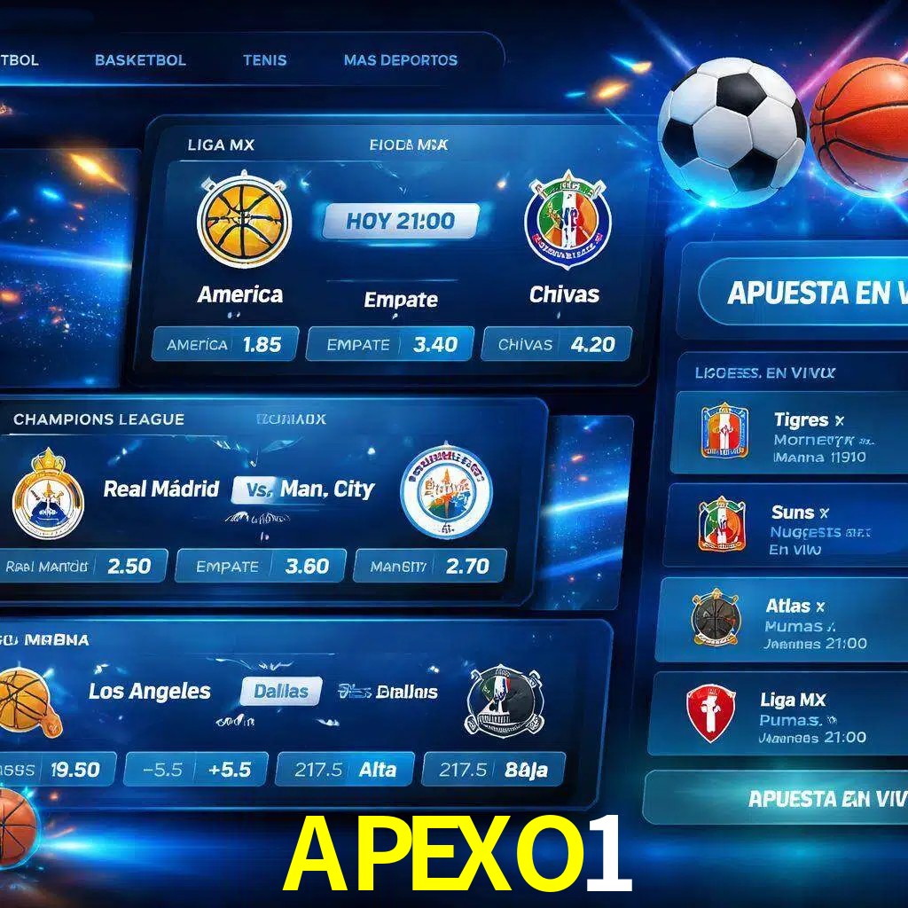 Mercados de apuestas deportivas APEXO1 para jugadores en México